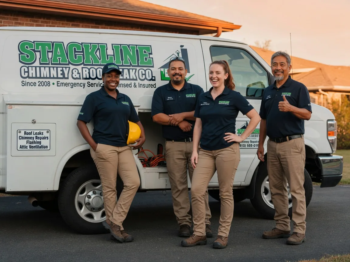 Chimney flashing repair company in Hermitage, MO